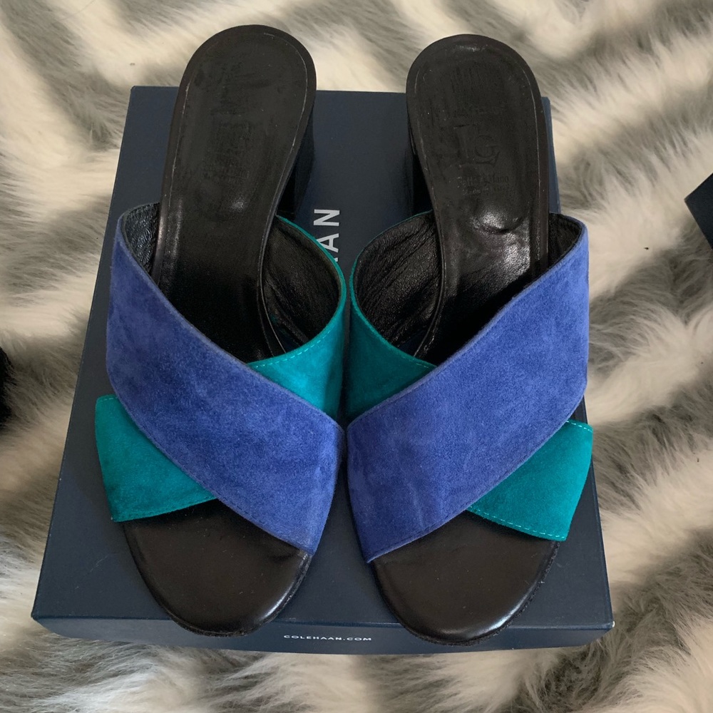 Luca Grossl Made in Italy US7 sandal heel.